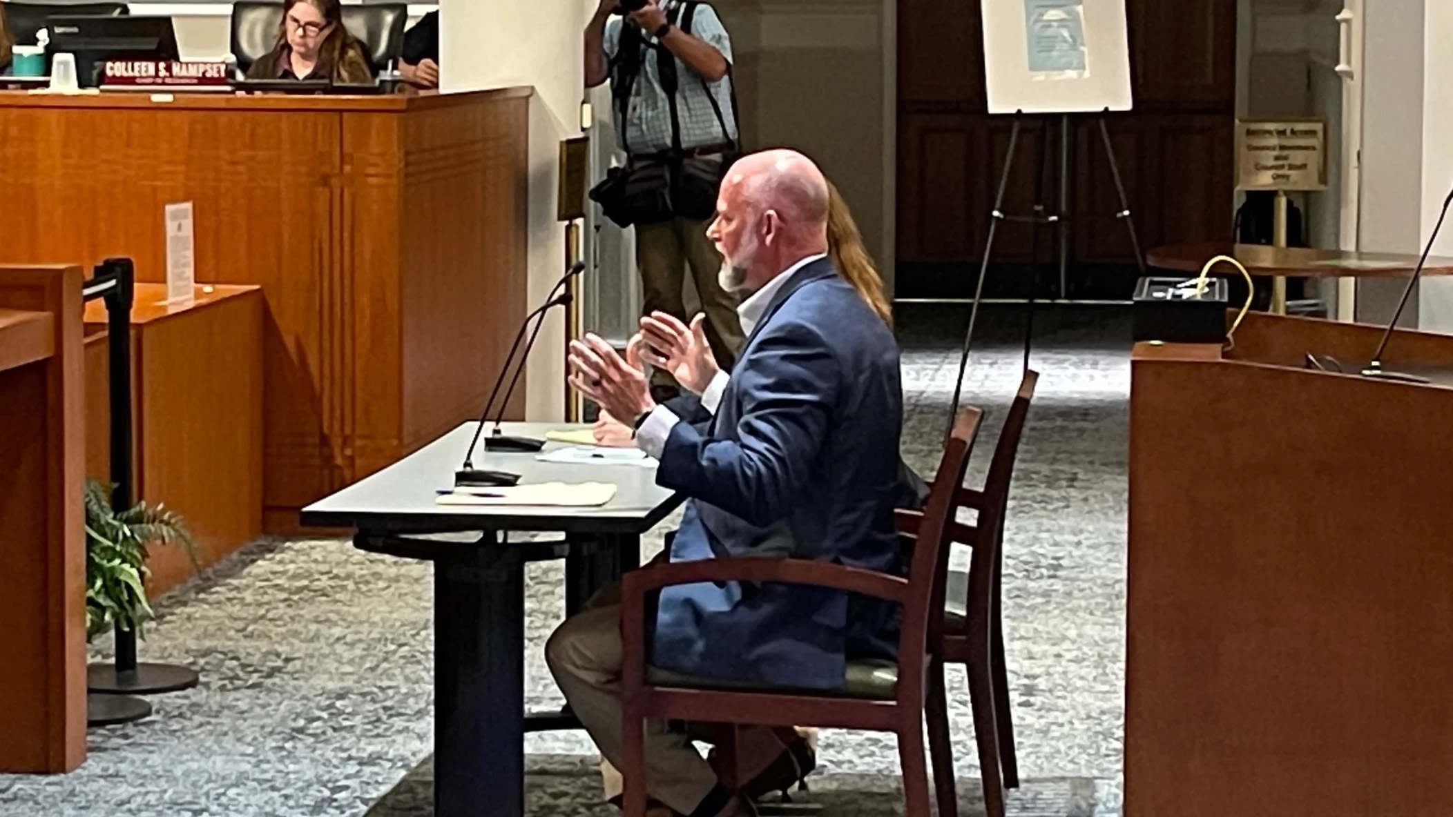 former JEA Chief of Staff Kurt Wilson at City Hall