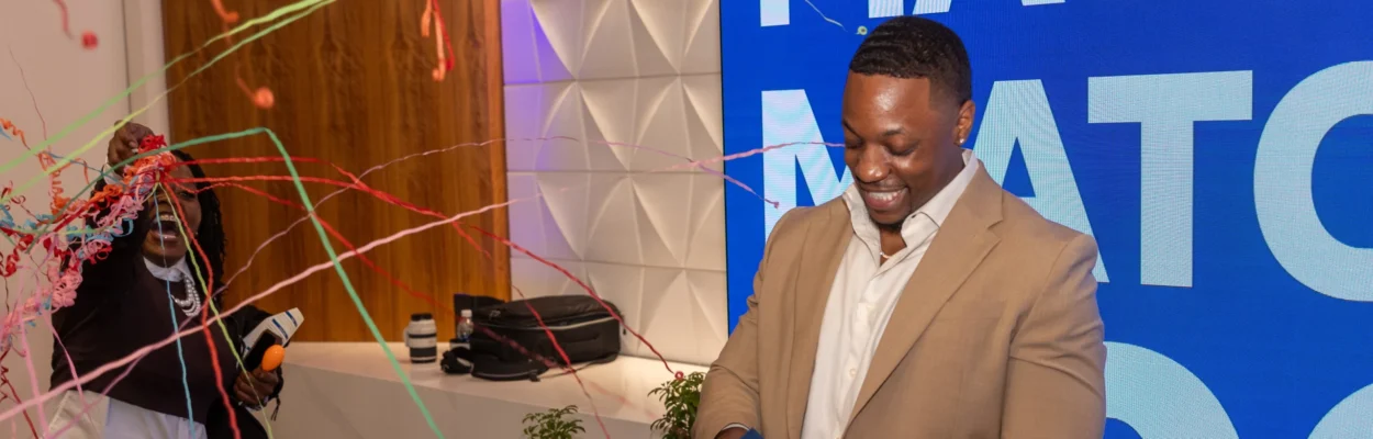 Ryan May learns about his residency during Match Day at Mayo Clinic.