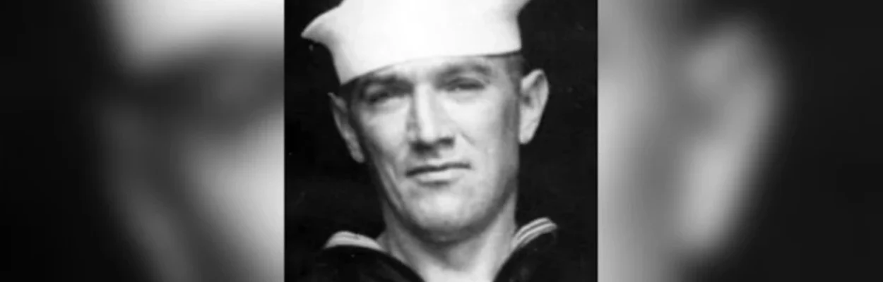 WWII Navy sailor John Campbell.