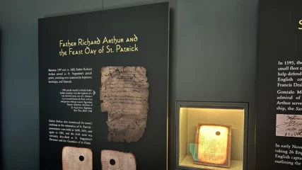 Featured image for “New exhibit explores St. Augustine’s ancient Irish ties”