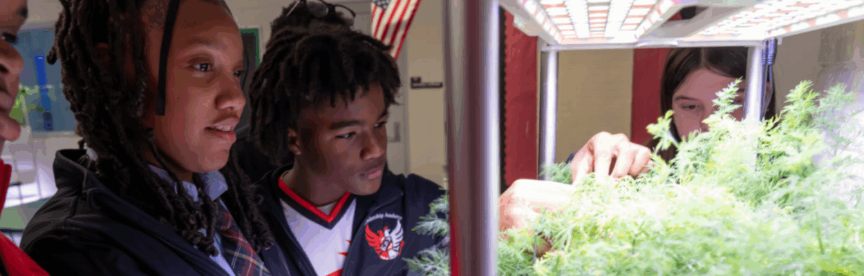 Students at the school soon to be known as Jacksonville STEM Academy at Eugene Butler.