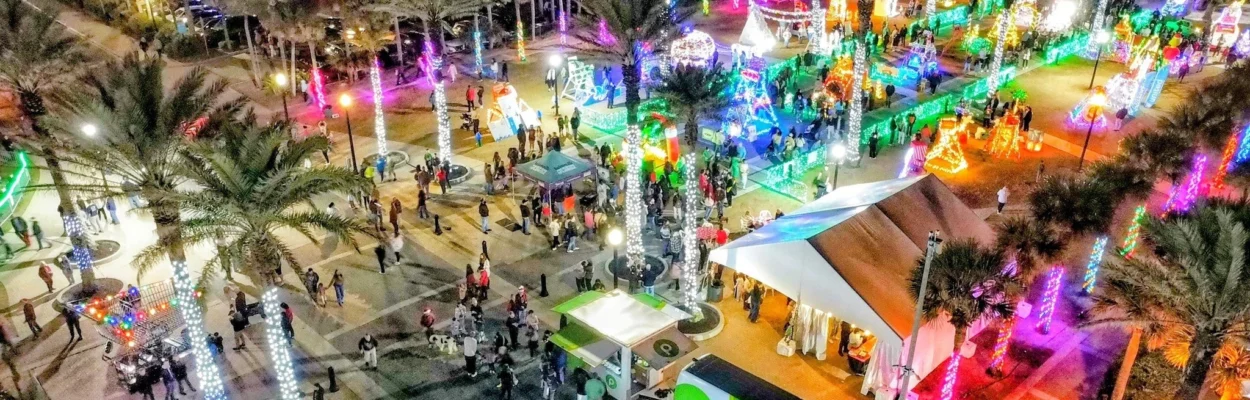 Overhead view of Deck the Chairs in Jacksonville Beach