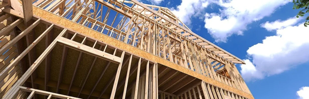 A house under construction, subject to St. John's County's comprehensive plan.