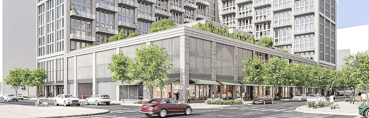 Illustration of the Pearl Square development.