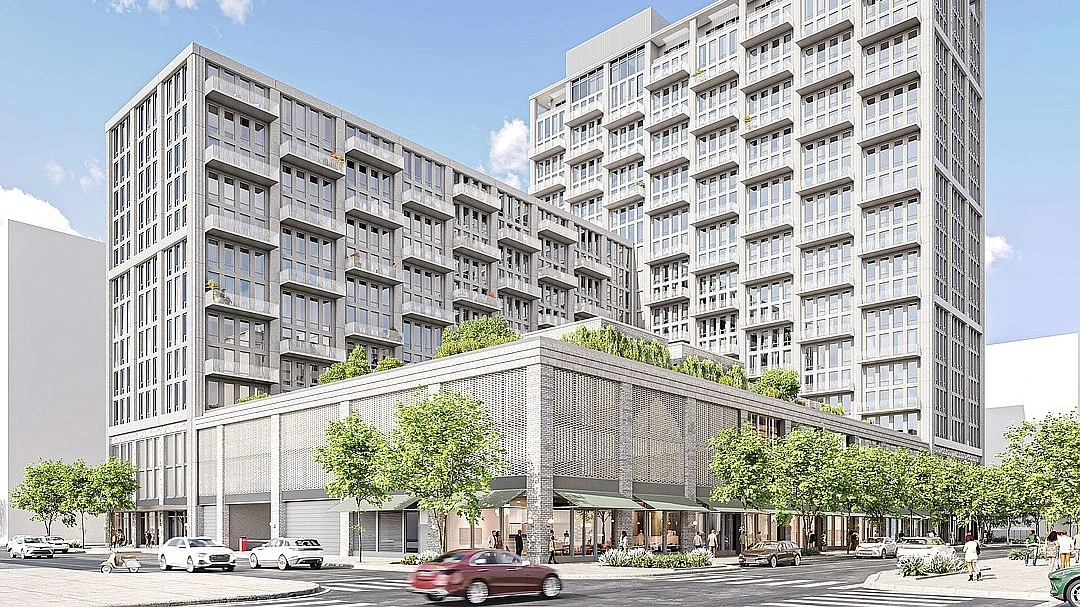 Illustration of the Pearl Square development.