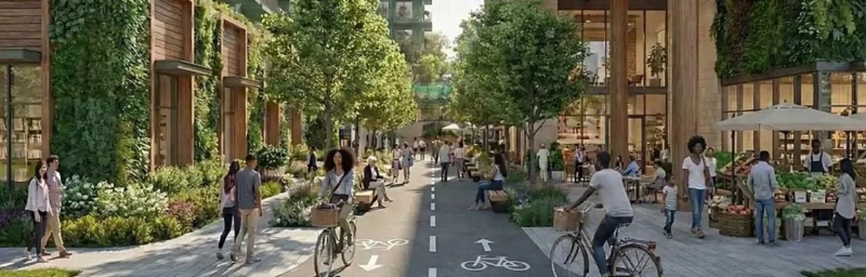 Rendering of the Phoenix Arts & Innovation District