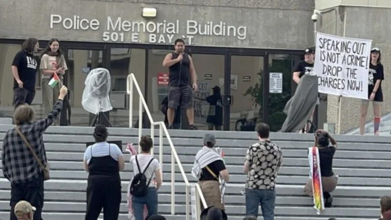 Featured image for “City Council protester convicted of resisting arrest”