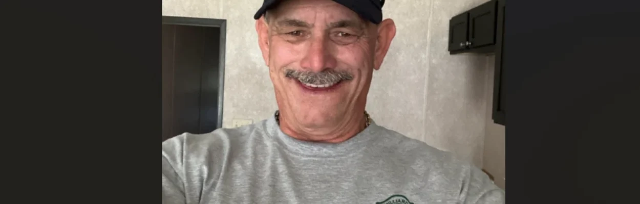 Portrait of firefighter James Crews