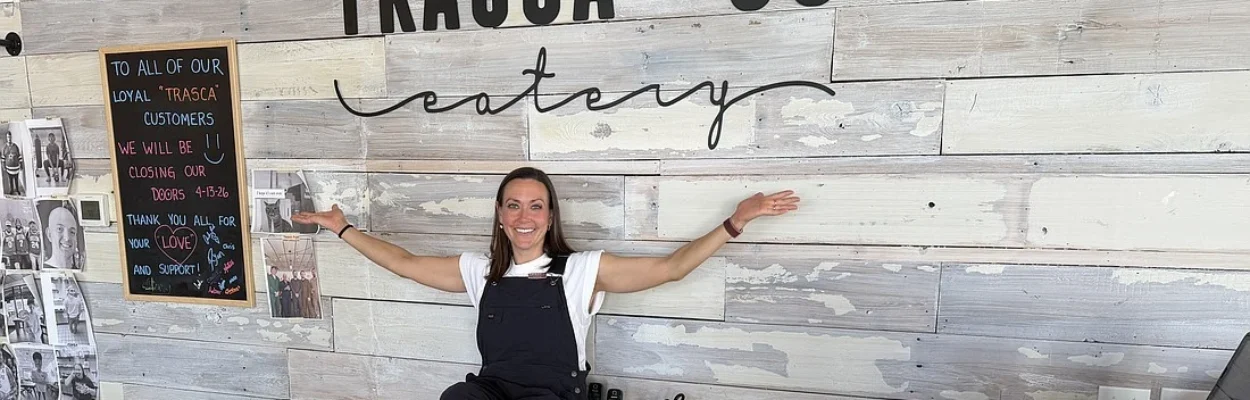 Sara Frasca in her restaurant, Trasca & Co Eatery.