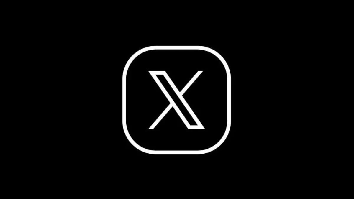 X logo on social media.