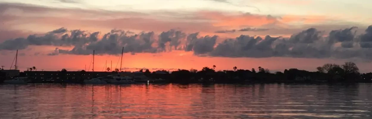An Easter sunrise over St. Augustine.