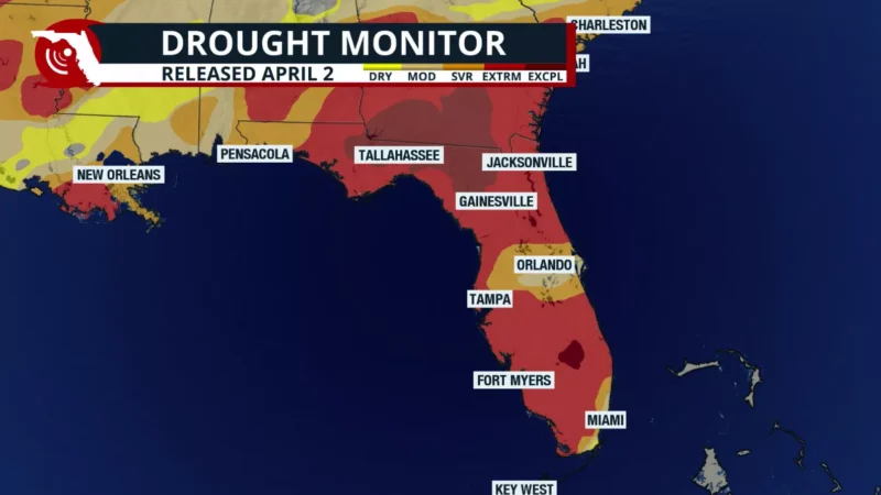 Featured image for “Drought leaves Jacksonville 10 inches short on rainfall”