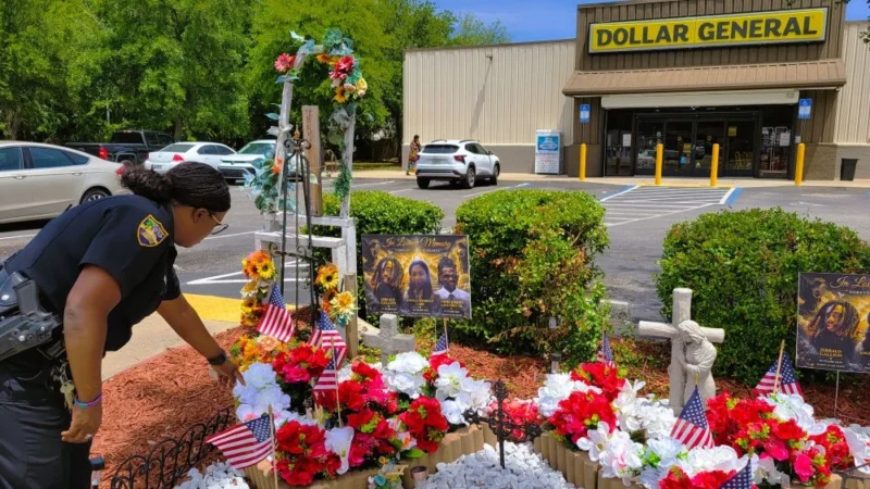 Featured image for “Corrections officer rebuilds memorial to victims of Dollar General murders”