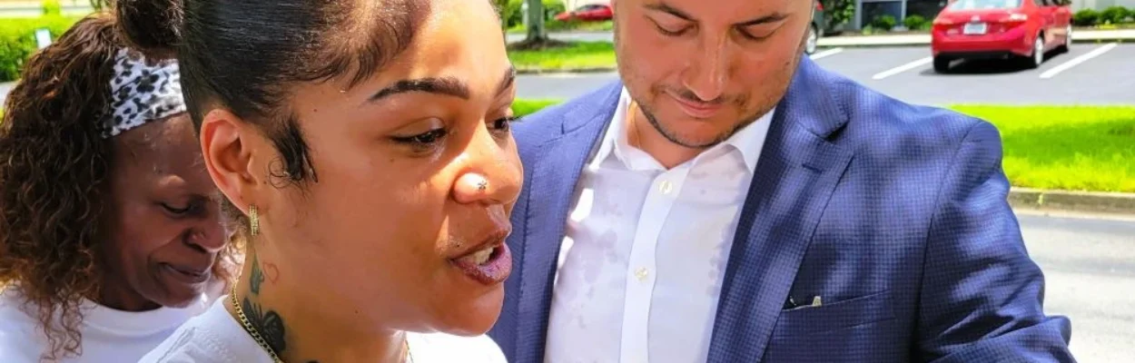Amaya White, mother of a 2-year-old who drowned.