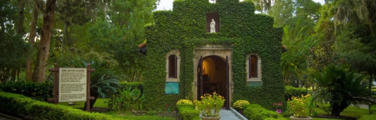 Our Lady of La Leche, where the National Eucharistic Pilgrimage will start on Sunday.