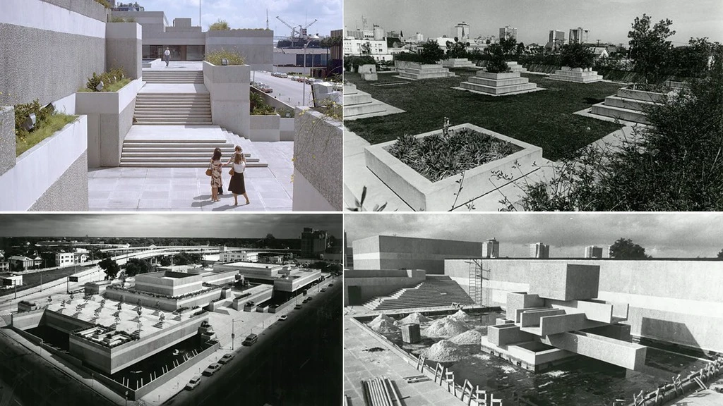 Historic photos show Jacksonville's Police Memorial Building under construction and finished