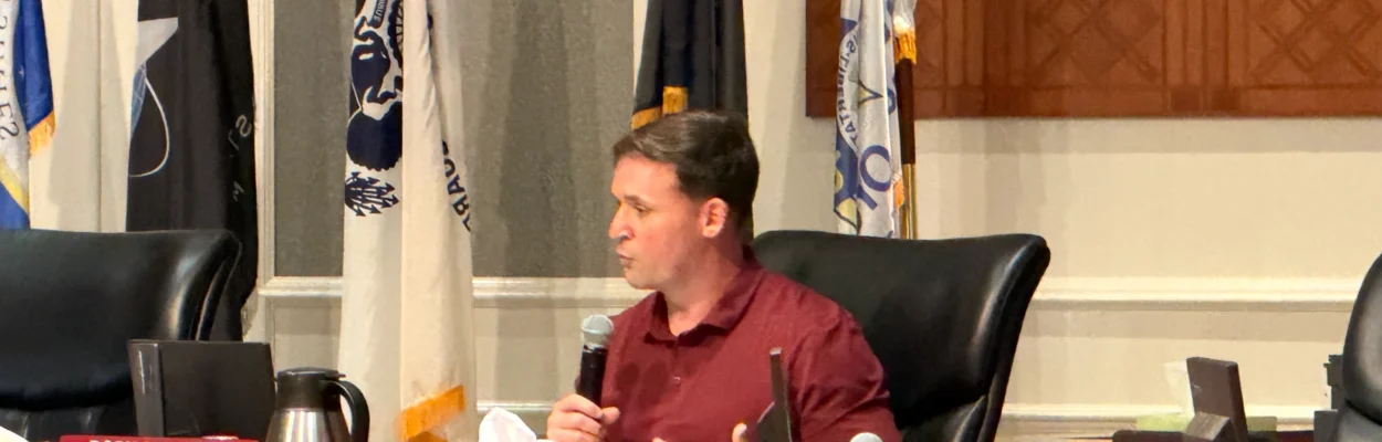 Jacksonville City Council member Rory Diamond scrutinizes Healthlink Jax.
