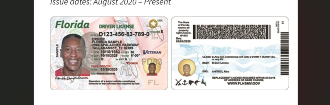 A Florida driver's license, which could affect your mail-in ballot