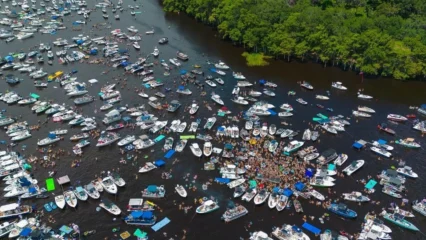Featured image for “Thousands expected to pack Bayard Point for Boater Skip Day in Clay County”