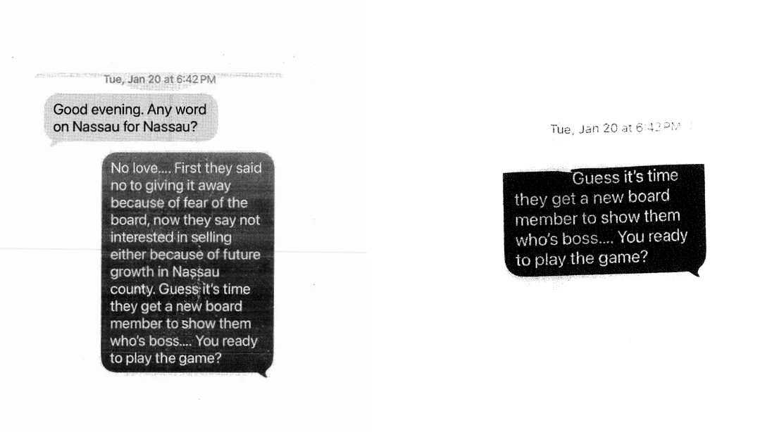 Featured image for “Unredacted texts tie Carrico’s JEA board pick to Nassau teen center project”