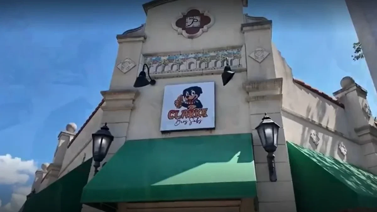 The sign on Clark Bros., one of the restaurants that announced it is closing.