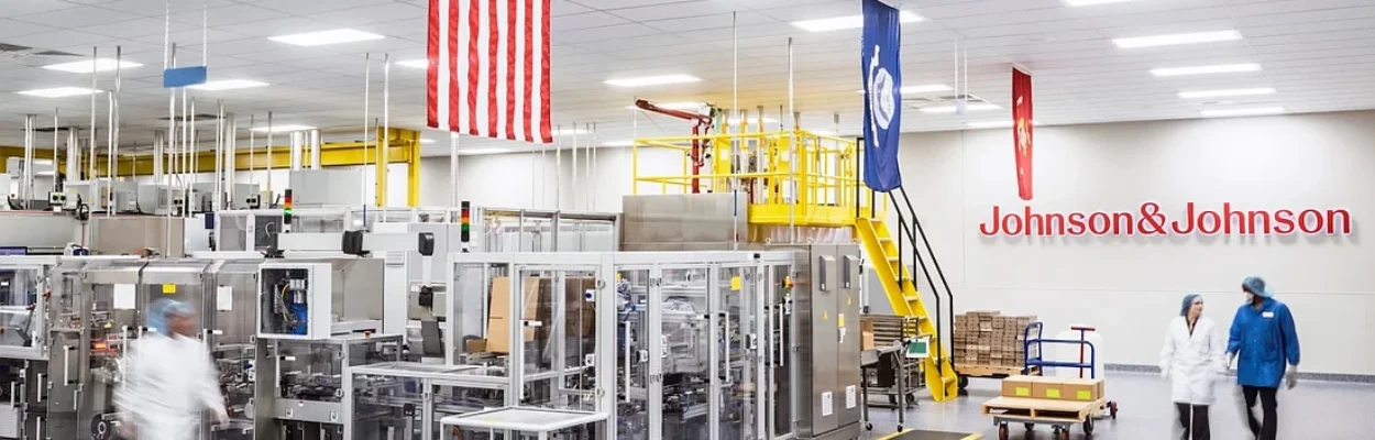 The vision manufacturing operation at Johnson and Johnson.