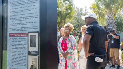 Featured image for “LaVilla heritage trail unveiled at Lift Ev’ry Voice and Sing Park”