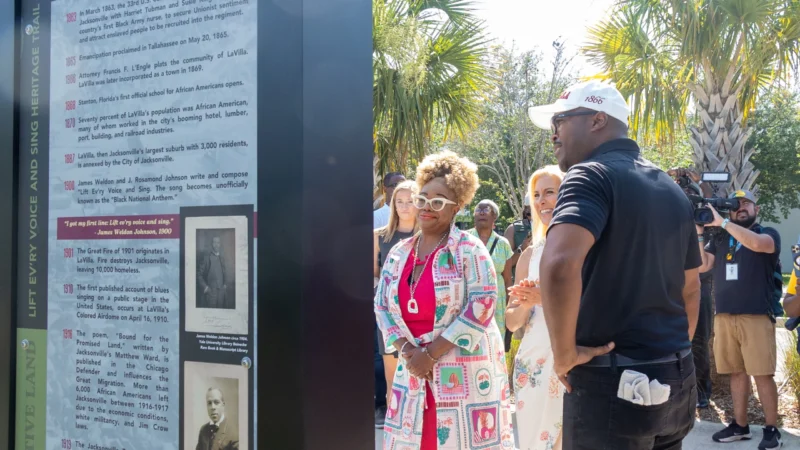 Featured image for “LaVilla heritage trail unveiled at Lift Ev’ry Voice and Sing Park”