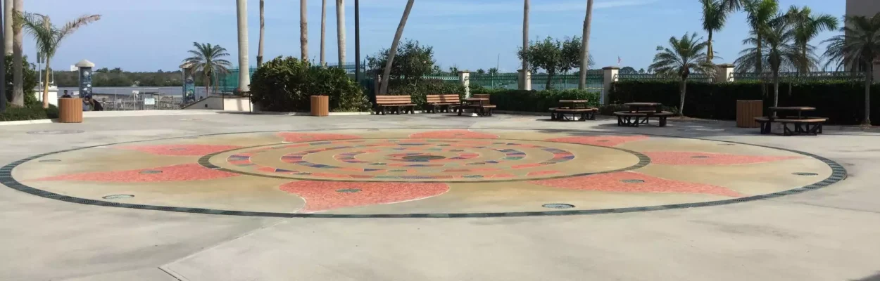 Royal Palm Pointe Fountain.