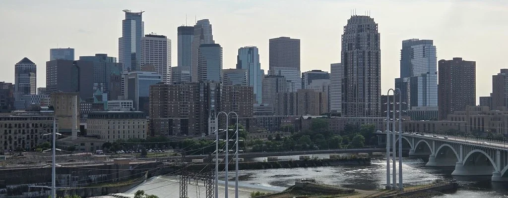 Downtown Minneapolis is an example of clustering