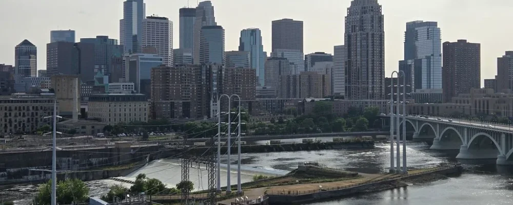 Downtown Minneapolis is an example of clustering