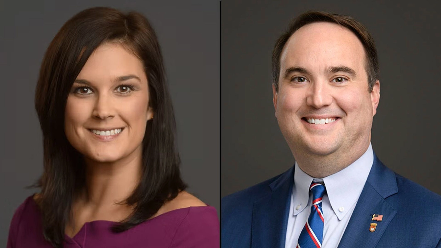 St. Johns County Commissioners Sarah Arnold and Christian Whitehurst.