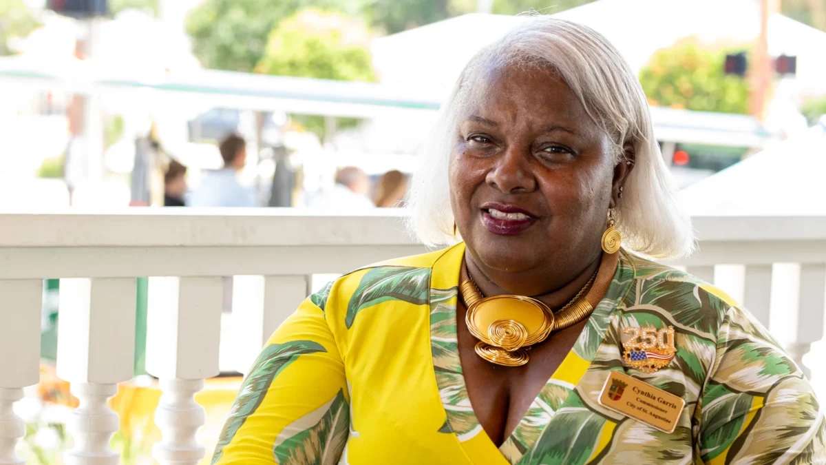 Cynthia Garris, elected as St. Augustine's first Black mayor.