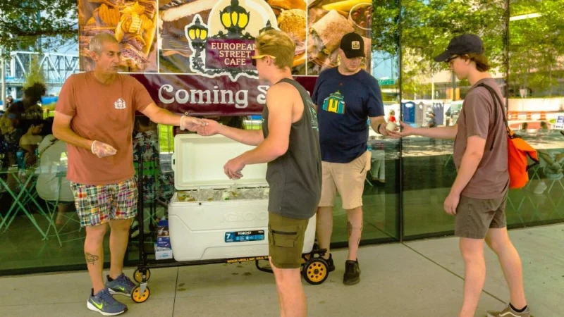 Featured image for “European Street Café to open 4th site at Riverfront Plaza in Downtown”