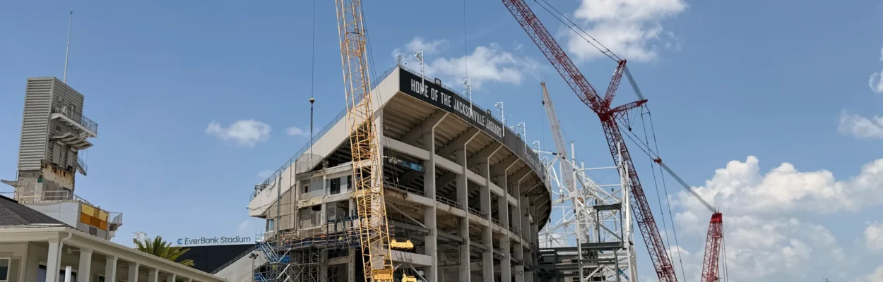The $1.55 billion Everbank Stadium renovation project.