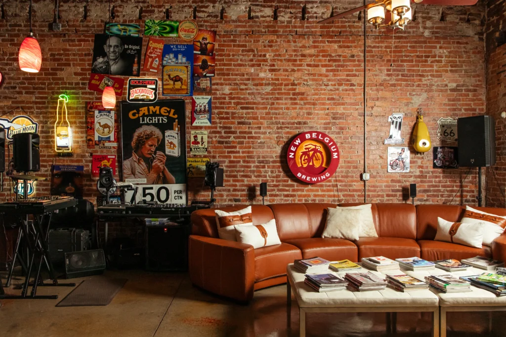 Gameroom in Marlon Hubbard's home 