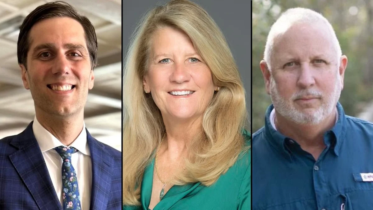Candidates for St. Johns County Commission District 4: James Galloway, Krista Joseph and Sam Williams