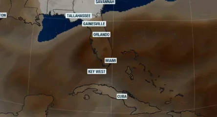 Featured image for “A plume of Saharan dust is floating toward Florida, which can be good and bad”