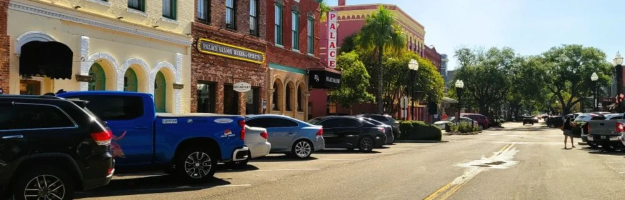 Paid Parking spaces along Centre Street