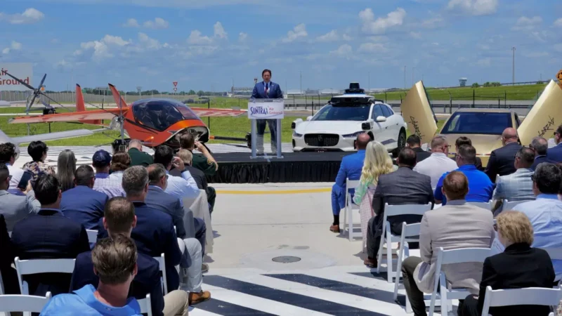 Featured image for “Florida will actively test ‘flying cars’ by the end of the year, DeSantis says”