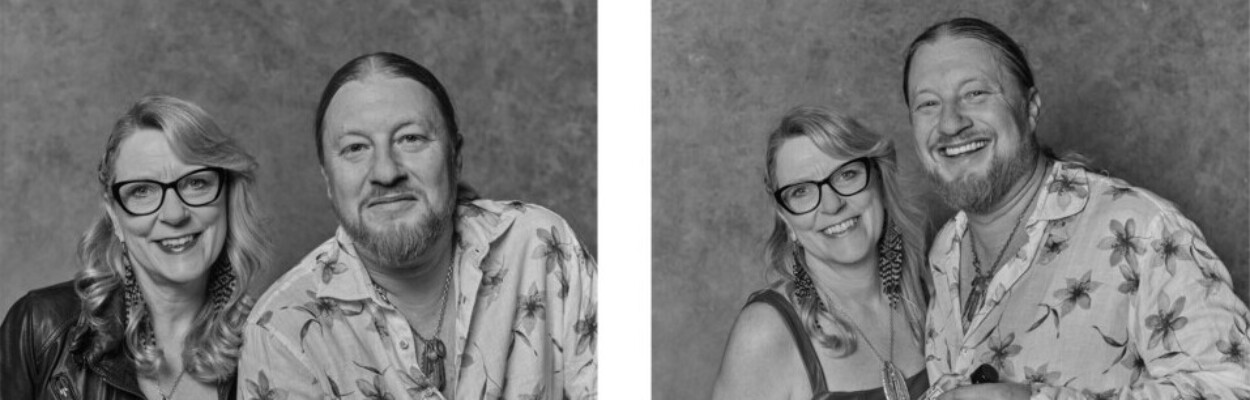Susan Tedeschi and Derek Trucks backstage at The Amp