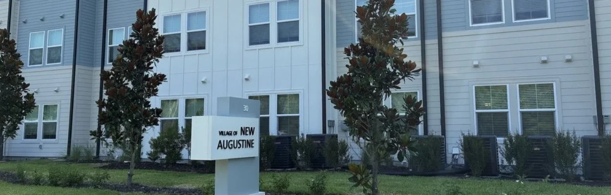 An exterior photo of the Ability Housing project in St. Augustine.