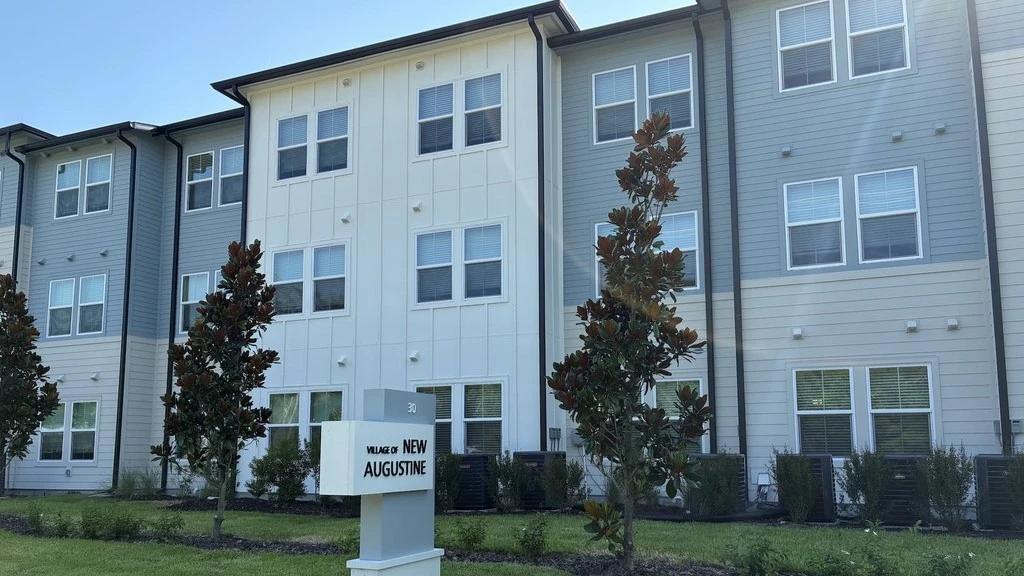 An exterior photo of the Ability Housing project in St. Augustine.