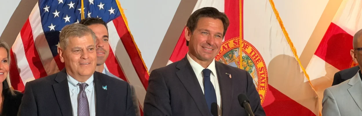 Gov. Ron DeSantis at FSCJ Cecil Center