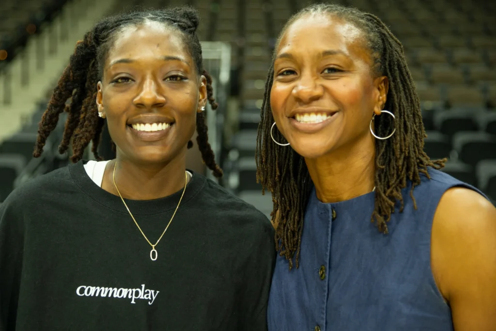 Rennia Davis and Tamika Catchings Lady Vols
