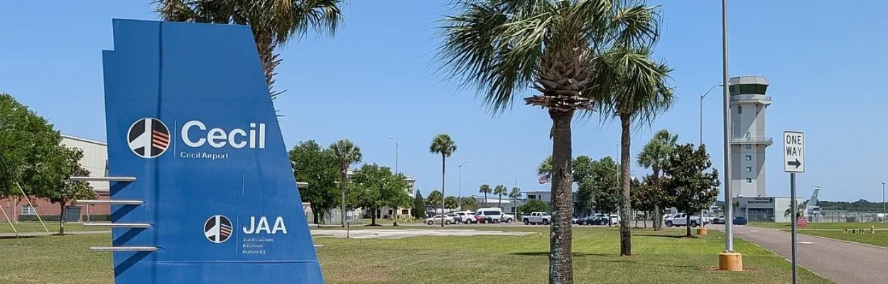 Cecil Airport sign