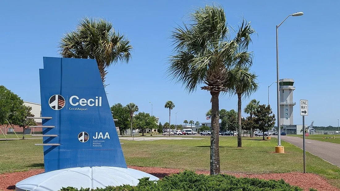 Cecil Airport sign