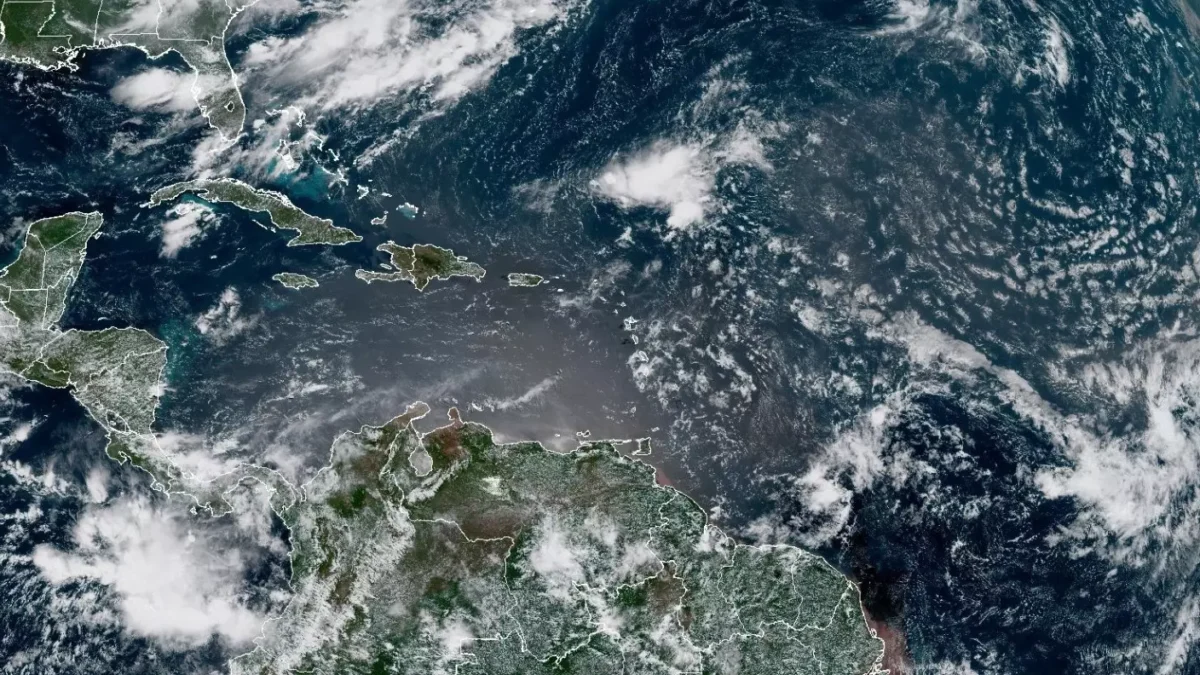 Atlantic basin satellite photo.