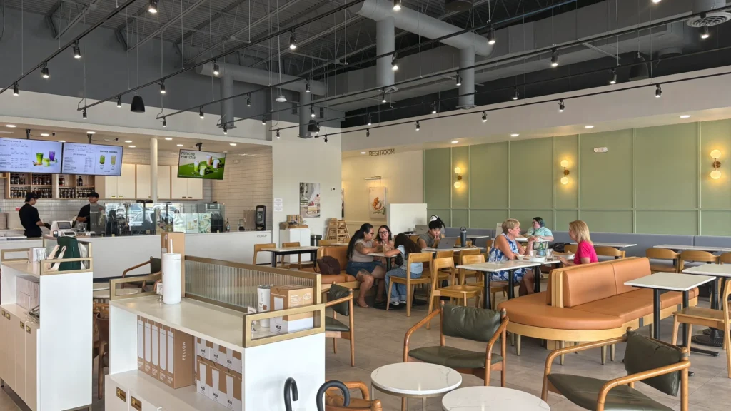 Interior of the Baymeadows location of Tous les Jours