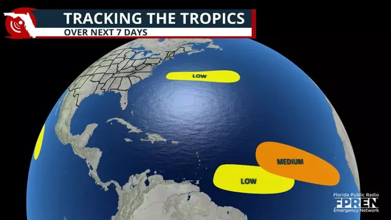 Featured image for “Hurricane Center monitors 3 disturbances, but none pose a direct threat”